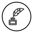 Ink and quill icon