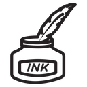 Ink and quill icon