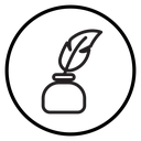 Ink and quill icon