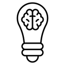 Innovation Black Outline icon