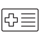 Insurance card icon