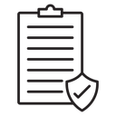 Insurance policy icon