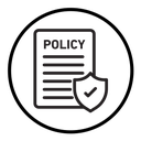 Insurance policy icon