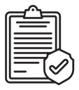 Insurance policy icon