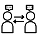 Interaction Two Way Arrows icon