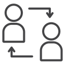 Interaction User Exchange icon