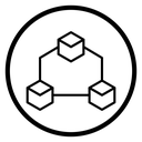 Interconnected icon