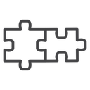 Interlocking Puzzle Pieces icon