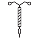 Intrauterine device icon