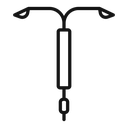 Intrauterine device icon