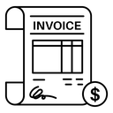Invoice payment icon