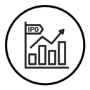 IPO Initial public offering icon