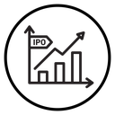 IPO Initial public offering icon