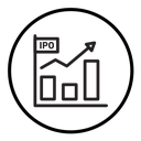 IPO Initial public offering icon