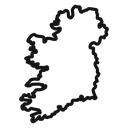 Ireland map icon