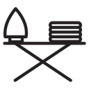 Ironing table icon