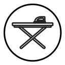 Ironing table icon