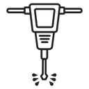 Jack hammer icon