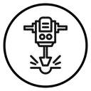 Jack hammer icon