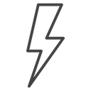 Jagged Lightning Bolt icon