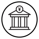 Japanese bank icon