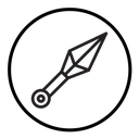 Japanese ninja shuriken icon