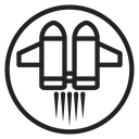 Jet pack icon