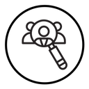 Job candidate icon