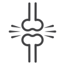 Joint Pain Bones Black Outline icon