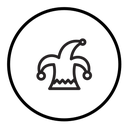 Joker hat icon