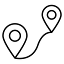 Journey Black Outline icon