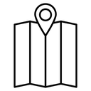 Journey Black Outline icon