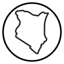 Kenya map icon