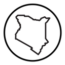 Kenya map icon