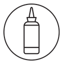 Ketchup and Mustard Squeeze Bottle icon