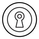 Key hole icon
