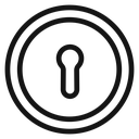 Key hole icon