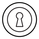Key hole icon