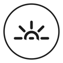 Keyboard brightness icon