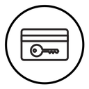 Keycard access icon