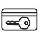 Keycard access icon