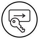 Keycard access icon