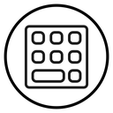 Keypad icon