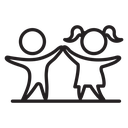 Kids or children icon