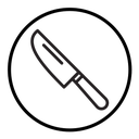 Kitchen knife icon