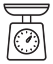 Kitchen scale icon