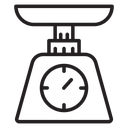 Kitchen scales icon