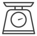 Kitchen scales icon