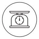 Kitchen scales icon
