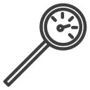 Kitchen thermometer icon